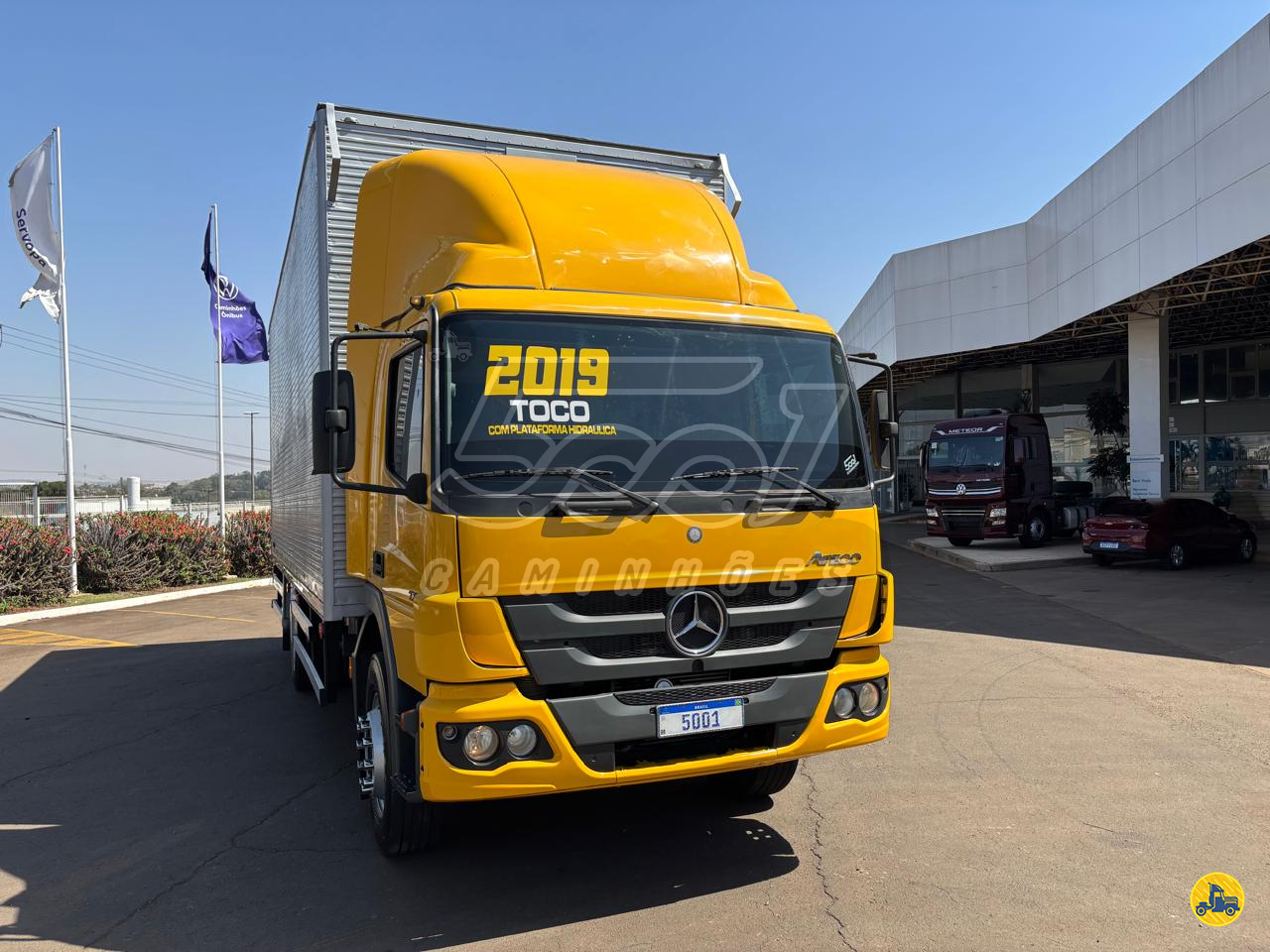 CAMINHAO MERCEDES-BENZ MB 1719 Baú Furgão Toco 4x2 5001 Caminhões - Cambé CAMBE PARANÁ PR